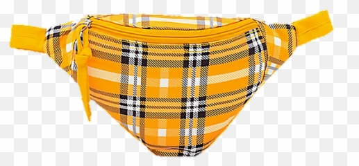 Fannypack Fanny Fannypacks Bag Purse Pack Handbag Yello - Tartan Png,Fanny Pack Png