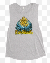 The Expendables - Lotus Ladiesu0027 Muscle Tank U2013 No Shirt No Dave Matthews Shirts Png,Expendables Logos