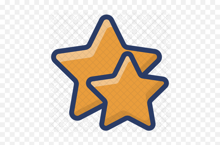 Stars Icon Of Colored Outline Style - Blue Star Outline Transparent Png,American Stars Png