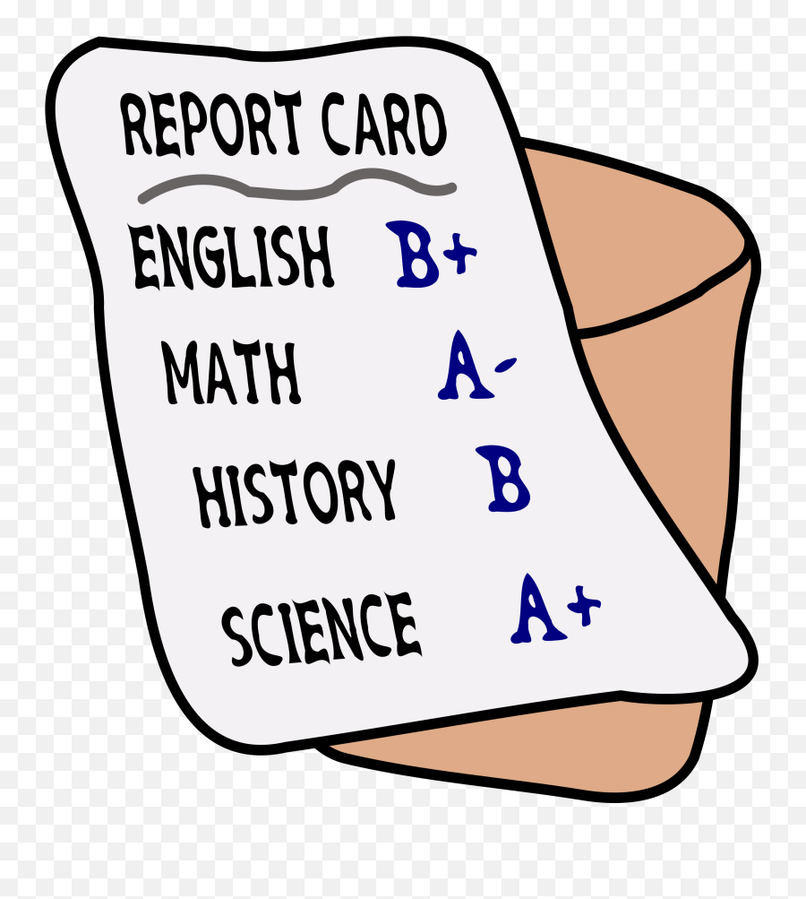 Report Card Clipart Png - Report Card Png,Card Png