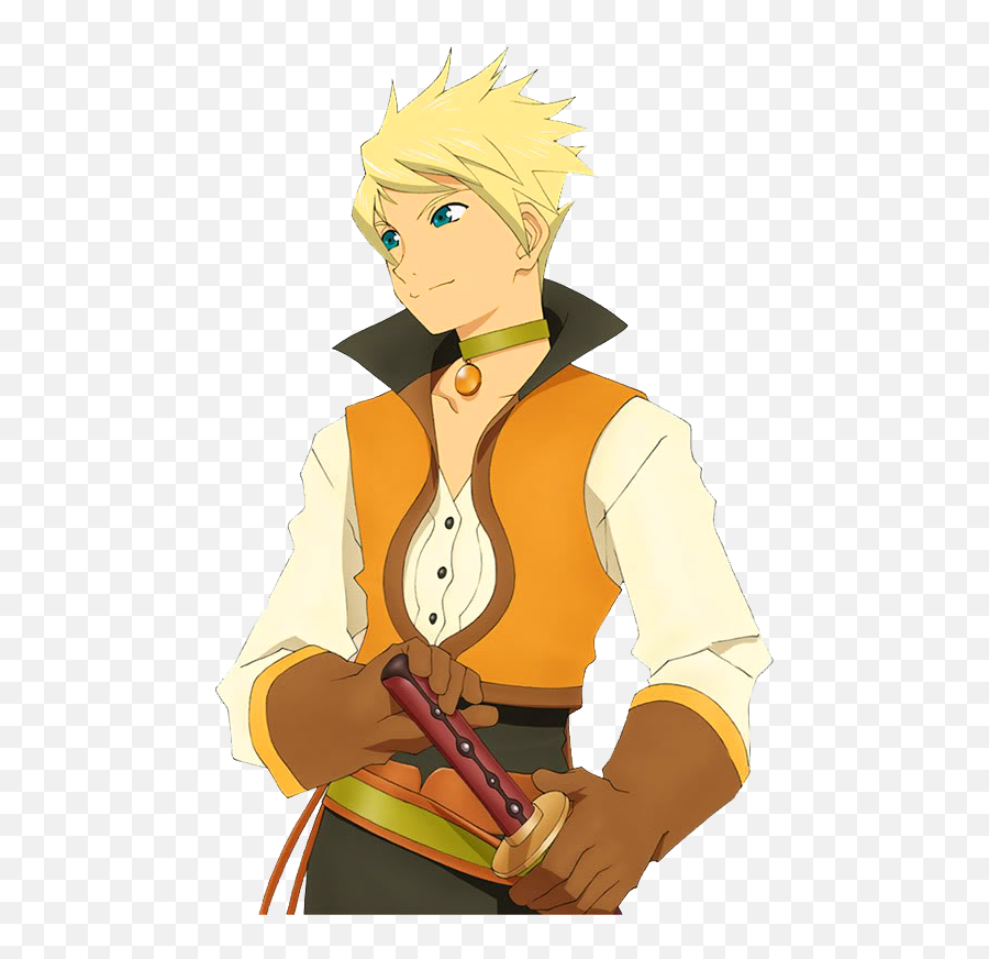 Download Guy Cecil - Blonde Anime Guy With Spiky Hair Full Guy Cecil Tales Of The Abyss Png,Anime Guy Png
