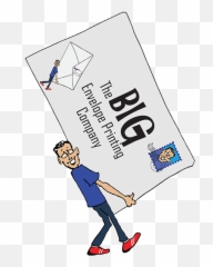 Big Envelope Print Services Png Logo