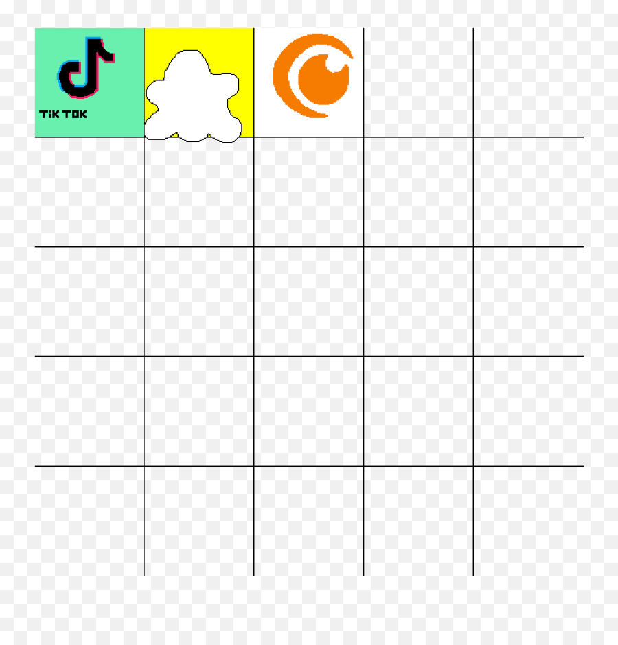 Editing Crunchyroll - Free Online Pixel Art Drawing Tool Circle Png,Crunchyroll Logo Png
