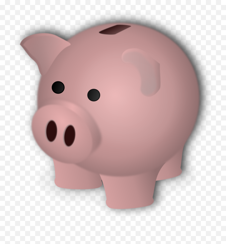 Piggy Bank Transparent Background - Piggy Bank Clipart Clear Background Png,Piggy Bank Transparent Background