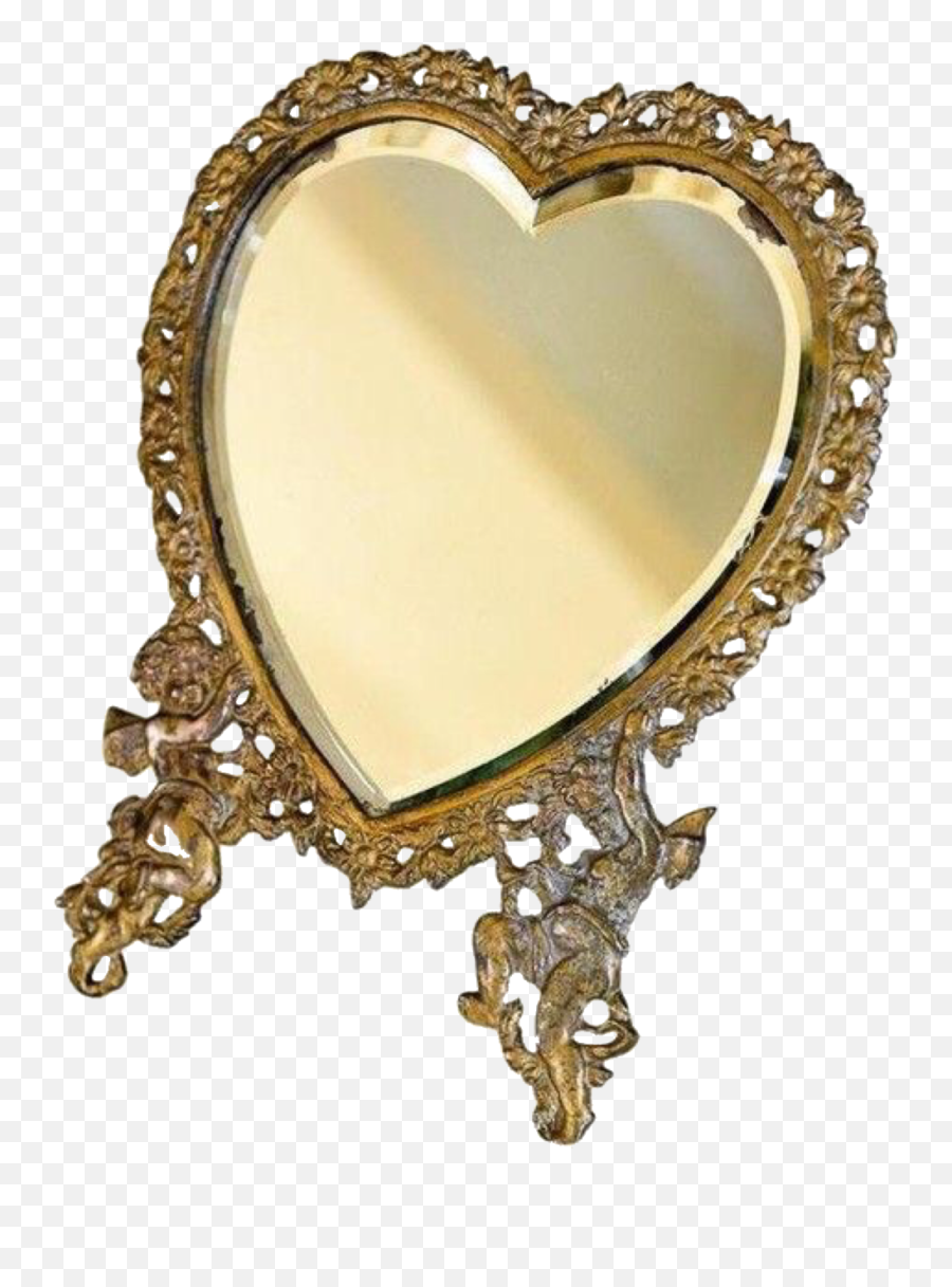 Pngs For Moodboards U2014 Heart Mirror Victorian - Aesthetic Mirrors Transparent Background,Mirror Png