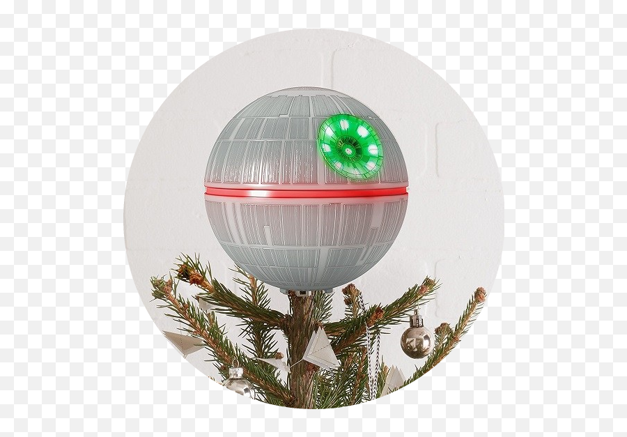 Star Wars Death Tree Topper - This Is What I Want Christmas Tree Png,Death Star Transparent