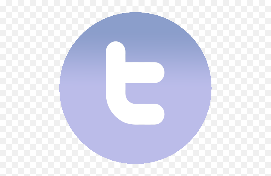 Icon Twitter Gradient Blue - Circle Png,Twitter Symbol Png