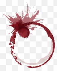 Glass Vector Stain Red Clipart Png - Red Wine Glass Stain,Stain Png
