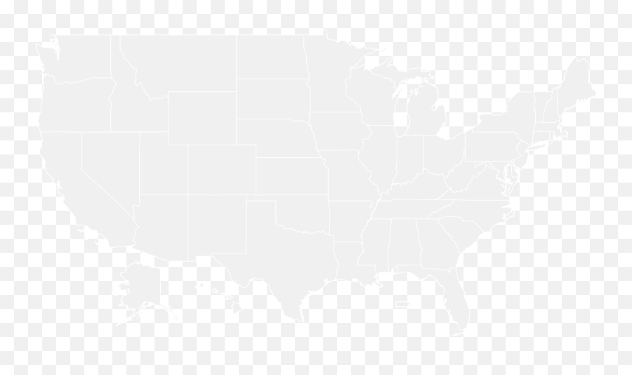 Us Map Icon White Png Image With No - United States Map White Png,United States Map Transparent Background