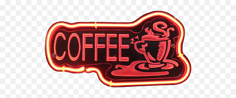 Download Hd Coffee 3d Neon Sign - Neon Sign Png,Neon Sign Png