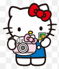Hello Kitty Cartoon Clip Art - With Camera png