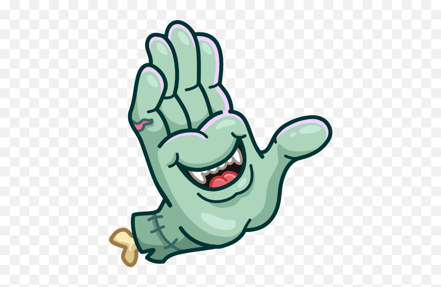 Zombie Handu201d Animated Sticker Set For Telegram - Zombie Hand Sticker Png,Zombie Hand Png