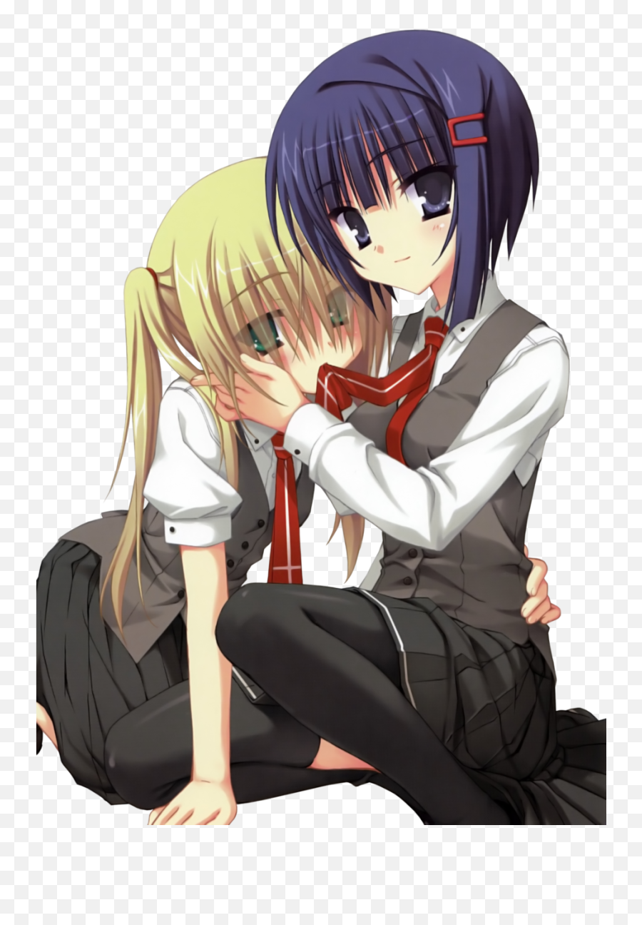 Png - Kono Natsuki X Nomiya Yu Sitting,Natsuki Png