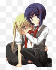 Png - Kono Natsuki X Nomiya Yu Sitting,Natsuki Png