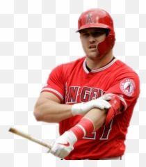 Mike Trout Png Free Download - Los Angeles Angels Of Anaheim,Trout Png
