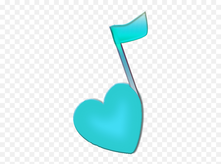 Download Blue Music Note - Blue Heart Music Notes Png,Music Note Transparent