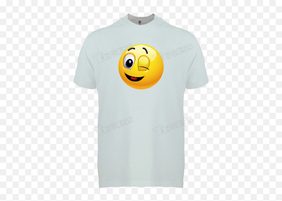 Shirt - Smiley Png,Winking Emoji Png