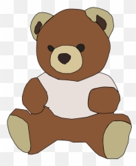 Stuffed Teddy Bear Clip Art - Teddy Bear Clip Art Png,Cartoon Bear Png