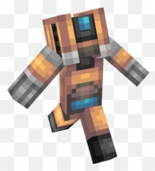 Download Claptrap - Claptrap Minecraft Skin Png,Claptrap Png