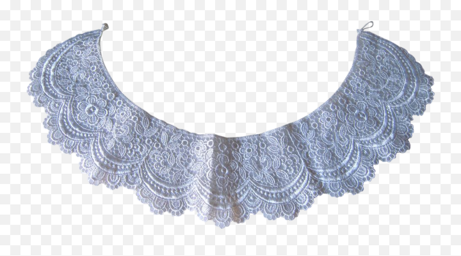 Download Hd White Lace Collar - Lace Collar Png,White Lace Png
