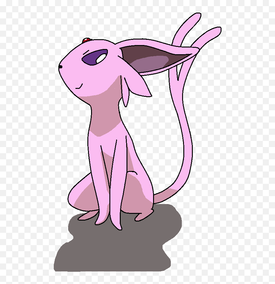 Cheeky Espeon Pokémon Fanart - Animal Figure Png,Espeon Transparent