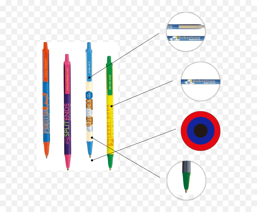 Red Pen Circle - Vertical Png,Bic Pen Logo