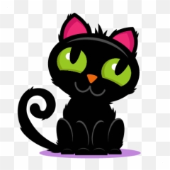 Halloween Cat Scrapbook Cuts Svg - Clip Art png
