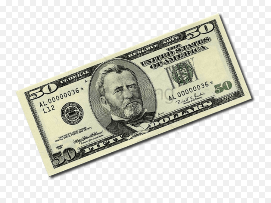 Download 50 Dollar Bill Png - 50 Us Dollar Png Image With No 50 Dollar Bill Transparent,Dollar Png