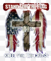 Stand For Flag Kneel Cross Png - Picmix Accipitriformes,Crucifix Png