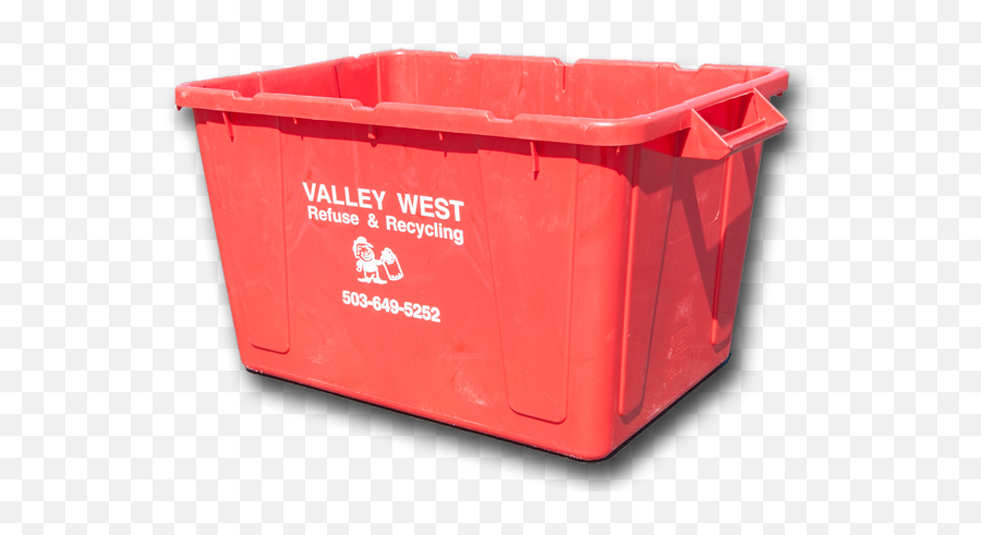 Residential Recycling Home Page - Red Plastic Recycling Box Png,Recycling Bin Png