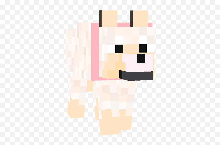 Wolf Minecraft Skin - Cute Minecraft Dog Skins Png,Aesthetic Minecraft Logo