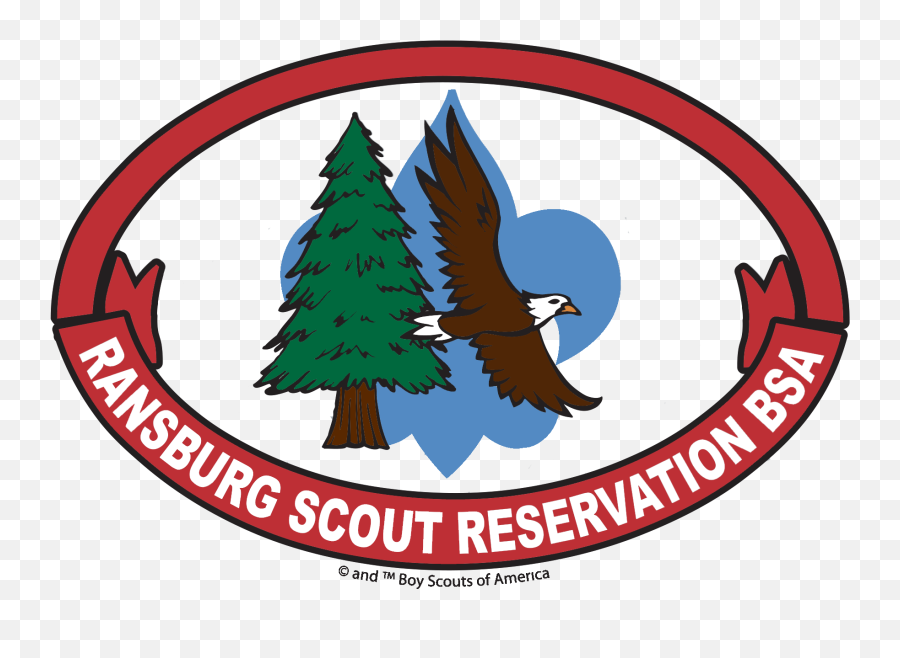 Clip Art Of Camp Ransburg Boy Scouts Logo - Ransburg Scout Camp Png,Bsa Logo Png