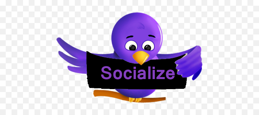 Purple Socialize For - Twitter Bird Png,Socialize Icon