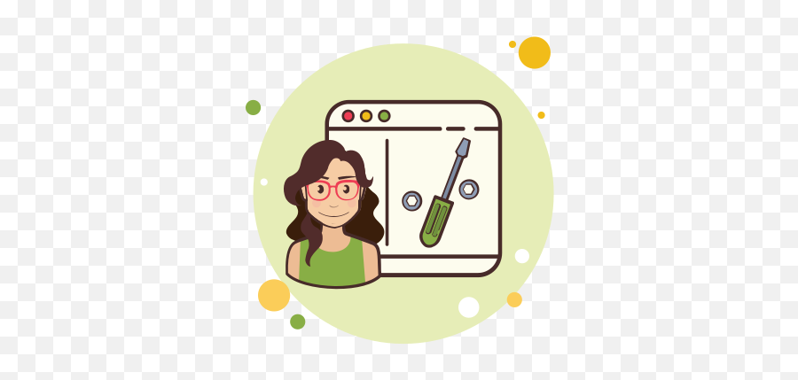 Lady Window Tools Icon U2013 Free Download Png And Vector - Happy,What Does Tools Icon Look Like