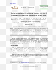 Radical Scavenging And Dna Cleavage - Document png
