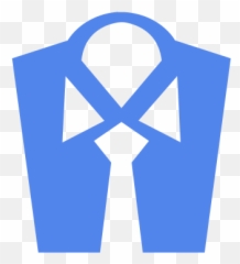 Free Svg Psd Png Eps Ai Icon Font - Blue Shirt With White Tie