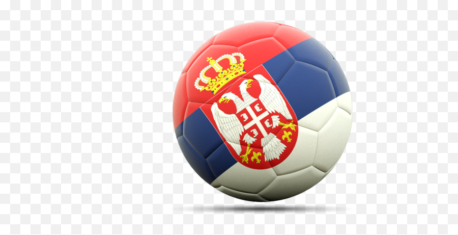 Football Icon Illustration Of Flag Serbia Png Transparent
