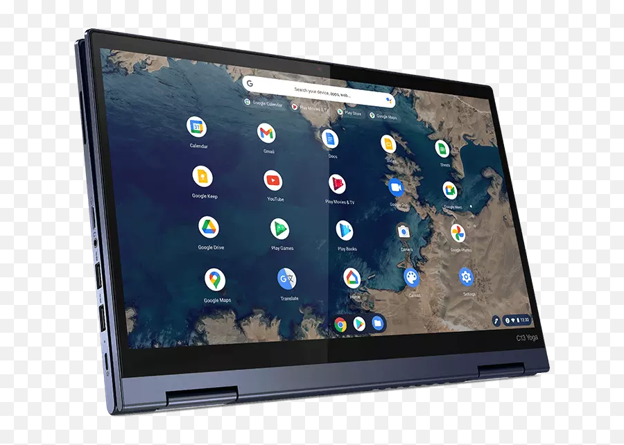 Thinkpad C13 Yoga Chromebook Enterprise 2 In 1 Laptop - Lenovo C13 Yoga Png,Windows 7 Blue Circle Keeps Spinning Network Icon