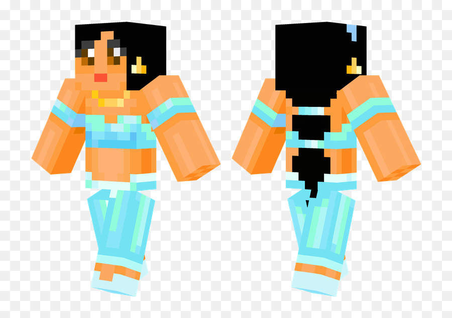 Princess Jasmine Minecraft Skins - Princess Jasmine Minecraft Skin Png,Princess Jasmine Png