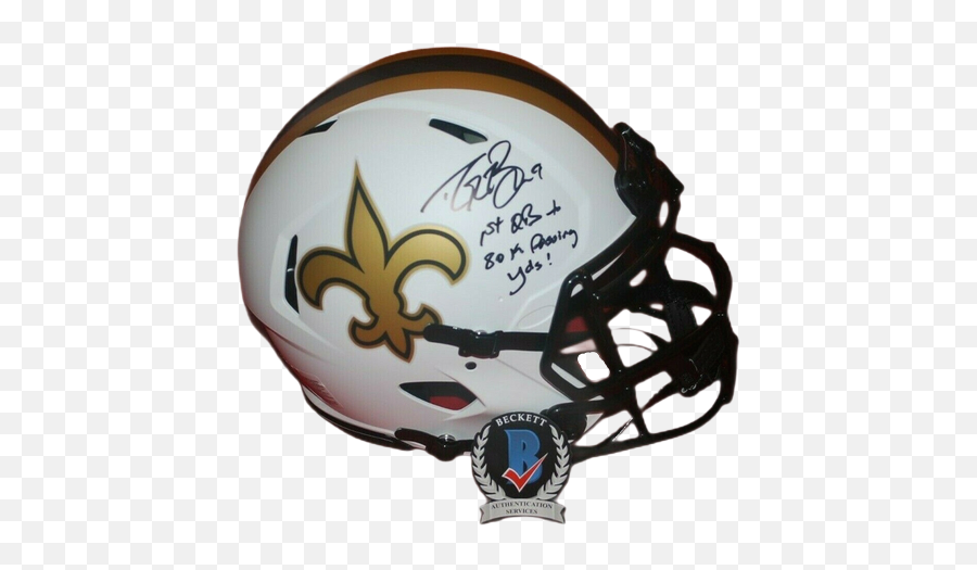 Drew Brees Autographed Memorabilia U2014 Ultimate Autographs - Revolution Helmets Png,Riddell Speed Icon