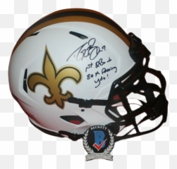 Drew Brees Autographed Memorabilia U2014 Ultimate Autographs - Revolution Helmets Png,Riddell Speed Icon