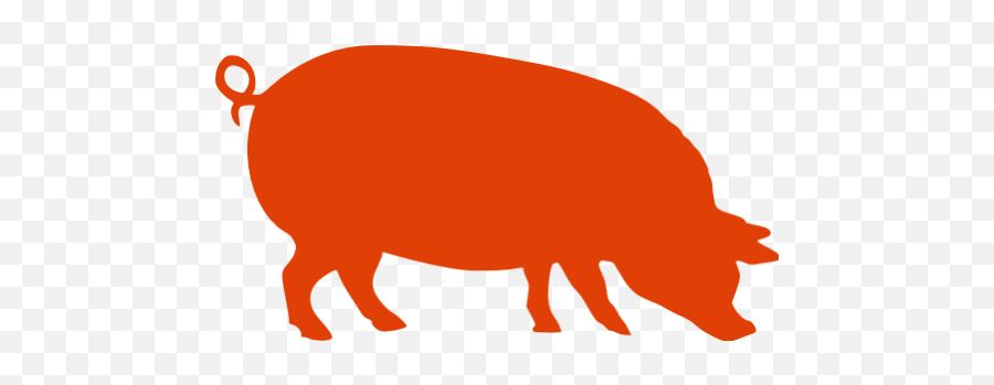 Pig Roast Pork Chicken Computer Icons - Pig Png Download Pig Silhouette Png,Boar Icon