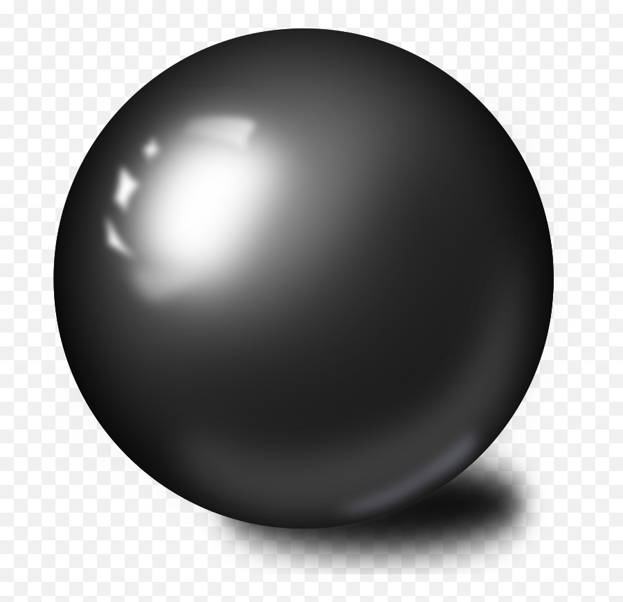 Openclipart - Clipping Culture 3d Black Ball Png,Black Ball Icon
