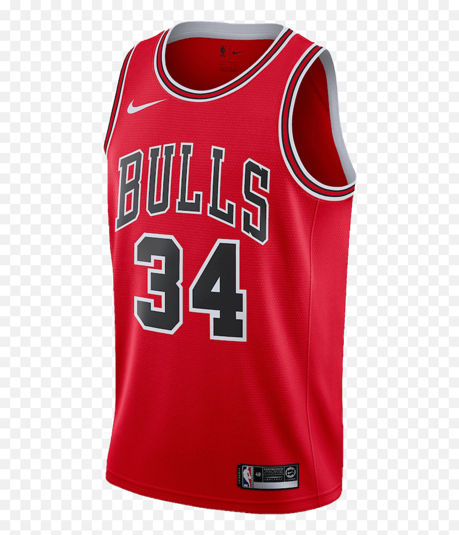 Chicago Bulls Wendell Carter Jr 34 Nike Red Swingman Nba - Jersey Nike Bulls Png,Icon Jacket Size