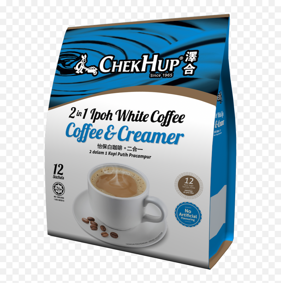 2 In 1 Ipoh White Coffee U2013 U0026 Creamer - Chek Hup 2 In 1 White Coffee Coffee Creamer 30g Png,Creamer Icon