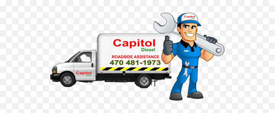 Mobile Truck Repair - Capitol Diesel U0026 Tire Shop Mechanical Cartoon Png,Roadside Assistance Icon