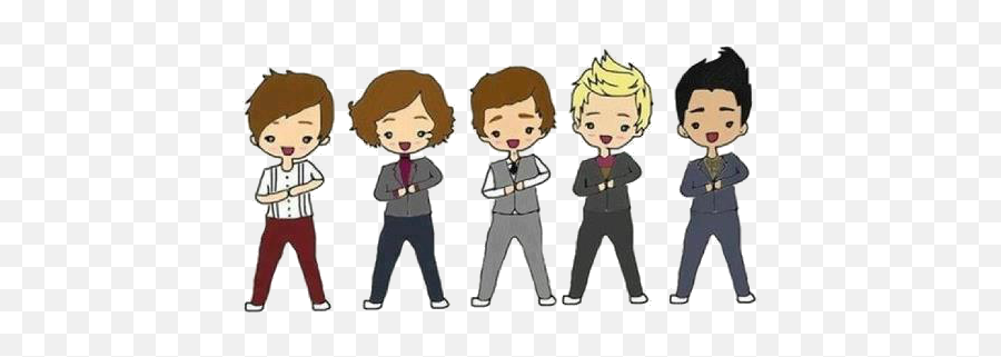 Muñequitos Png One Direction 2 Image - Cartoon 1d,One Direction Png