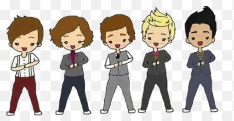 Muñequitos Png One Direction 2 Image - Cartoon 1d,One Direction Png