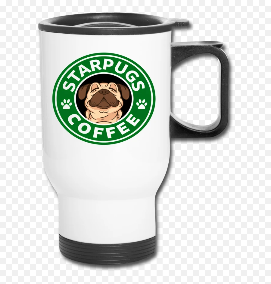 Pug Dog Starpugs Coffee Starbucks Logo - Starbucks Png,Starbucks Logo Png