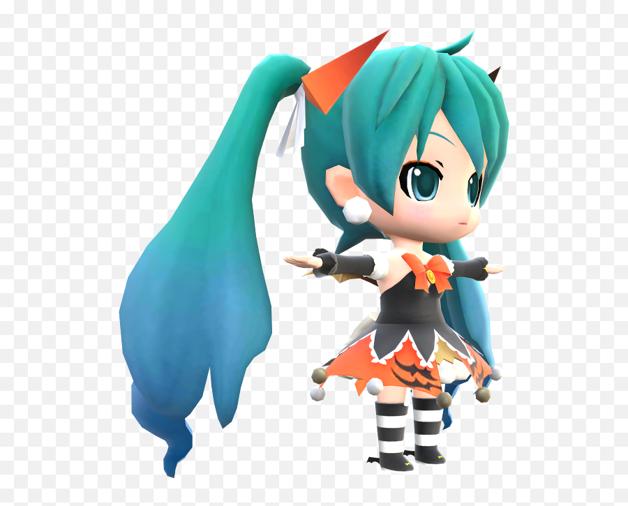 3ds - Hatsune Miku Project Mirai 2 Miku Halloween The Cartoon Png,Hatsune Miku Png